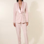 Smoking rose - Ensemble blazer + pantalon