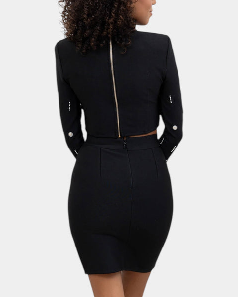 Ensemble glamour top et jupe