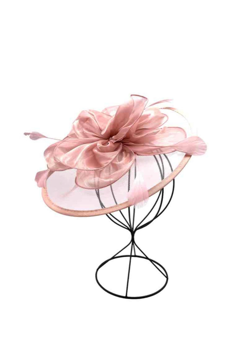 Bibi - chapeau cérémonie rose